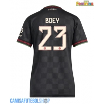 Camisa de time de futebol Bayern Munich Sacha Boey #23 Replicas 3º Equipamento Feminina 2025-26 Manga Curta